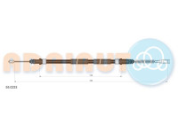 Cable de tracción, freno de estacionamiento