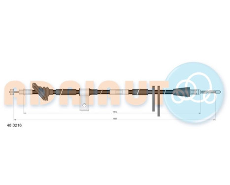 Cable de tracción, freno de estacionamiento