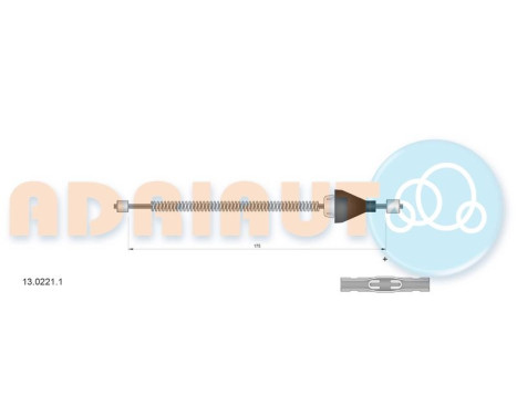 Cable de tracción, freno de estacionamiento