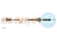 Cable de tracción, freno de estacionamiento
