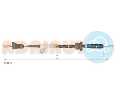 Cable de tracción, freno de estacionamiento
