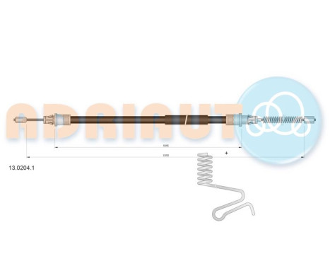 Cable de tracción, freno de estacionamiento