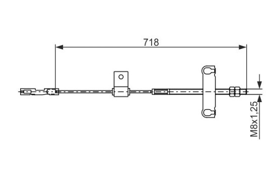 Cable de tracción, freno de estacionamiento
