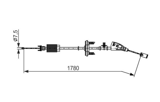 Cable de tracción, freno de estacionamiento