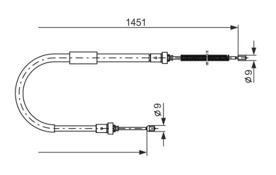 Cable de tracción, freno de estacionamiento, Imagen 5