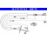 Cable del freno de mano 24.3727-0179.2 ATE