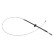 Cable del freno de mano 24228 FEBI