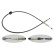 Cable del freno de mano 26467 FEBI