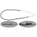 Cable del freno de mano 27154 FEBI