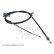 Cable del freno de mano ADC446141 Blue Print, Miniatura 2