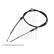 Cable del freno de mano ADC44642 Blue Print, Miniatura 2