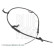 Cable del freno de mano ADG046184 Blue Print, Miniatura 7