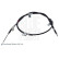 Cable del freno de mano ADG046252 Blue Print, Miniatura 2