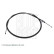 Cable del freno de mano ADJ134605 Blue Print, Miniatura 2