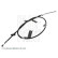 Cable del freno de mano ADK84686 Blue Print, Miniatura 2