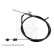 Cable del freno de mano ADM546110 Blue Print, Miniatura 2