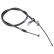 Cable del freno de mano ADT346237 Blue Print