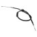 Cable del freno de mano ADT346354 Blue Print