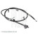 cable del freno de mano ADT346386 Blue Print, Miniatura 2