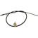 Cable del freno de mano BHC-6558 Kavo parts