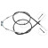 Cable del freno de mano K10015 ABS, Miniatura 2
