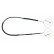 Cable del freno de mano K11596 ABS, Miniatura 2