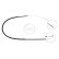 Cable del freno de mano K12526 ABS, Miniatura 3