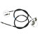 Cable del freno de mano K12795 ABS, Miniatura 2