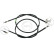 Cable del freno de mano K12815 ABS, Miniatura 2
