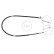 Cable del freno de mano K12818 ABS, Miniatura 3