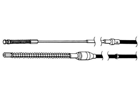 Cable del freno de mano K12886 ABS