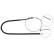 Cable del freno de mano K12976 ABS
