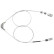 Cable del freno de mano K13381 ABS, Miniatura 2