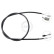 Cable del freno de mano K16498 ABS, Miniatura 3