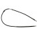 Cable del freno de mano K17067 ABS