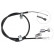 Cable del freno de mano K17218 ABS