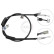 Cable del freno de mano K17327 ABS, Miniatura 2