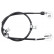 Cable del freno de mano K17387 ABS