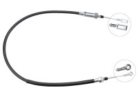 Cable del freno de mano K18880 ABS