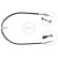 Cable del freno de mano K18987 ABS, Miniatura 3