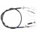 Cable del freno de mano K19257 ABS
