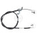 Cable del freno de mano K19357 ABS, Miniatura 3