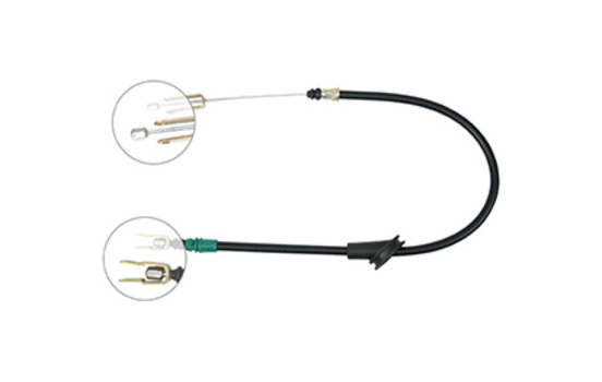 Cable del freno de mano K19651 ABS, Imagen 2