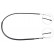 Cable del freno de mano K19737 ABS