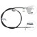 Cable del freno de mano K19818 ABS