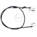 Cable del freno de mano K19855 ABS, Miniatura 2