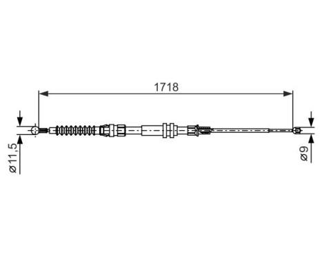 Cable del freno de mano