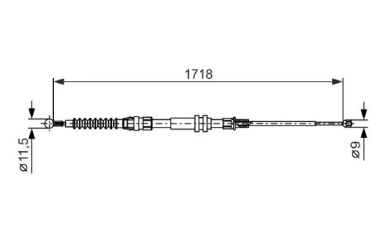 Cable del freno de mano