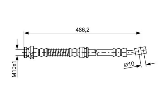 MANGUERA DE FRENO BH1750, Imagen 5