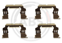 Kit de accesorios, pastilla de freno de disco 0138Q ABS